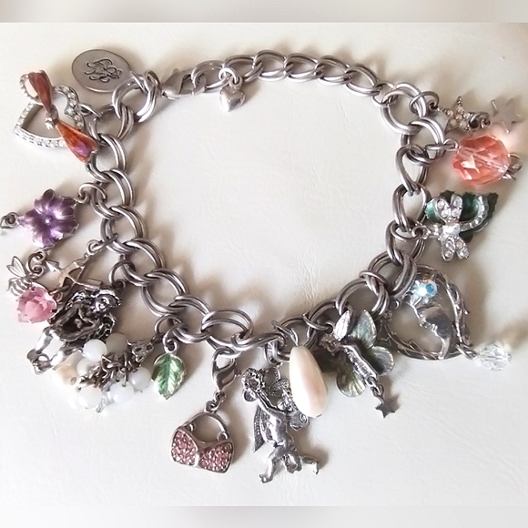 Kirks Folly Angels Ethereal Heavenly Charm Bracelet - Picture 2 of 15